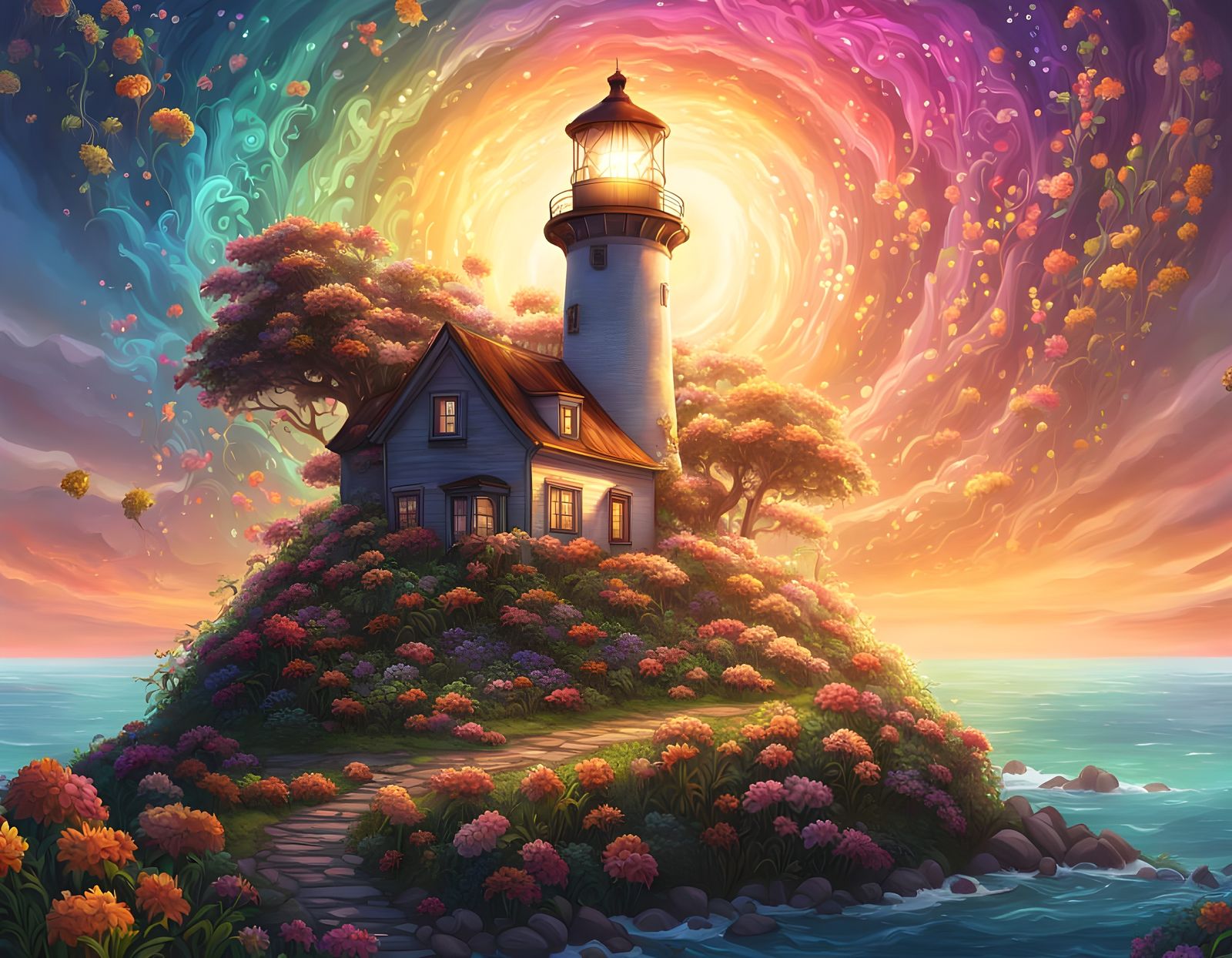 Cosy little lighthouse