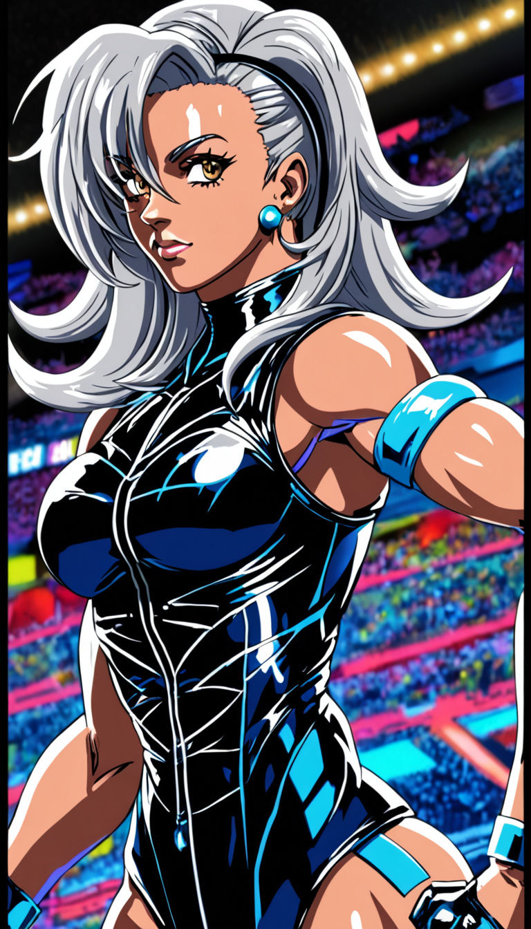 Ultra Detailed Anime Style Portrait of a Young Silver-Haired...