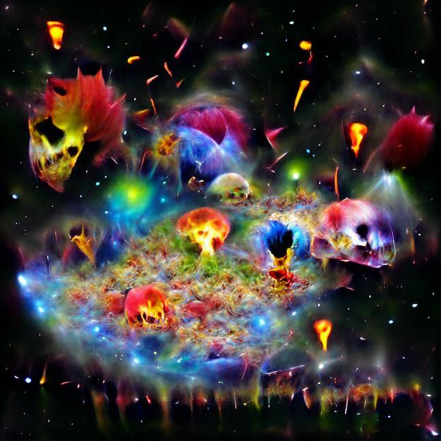 Cosmic Graveyard: Phantom Explosion in Space