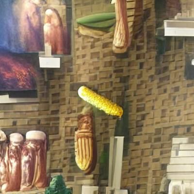 Stylized Corn on the Cob Still Life