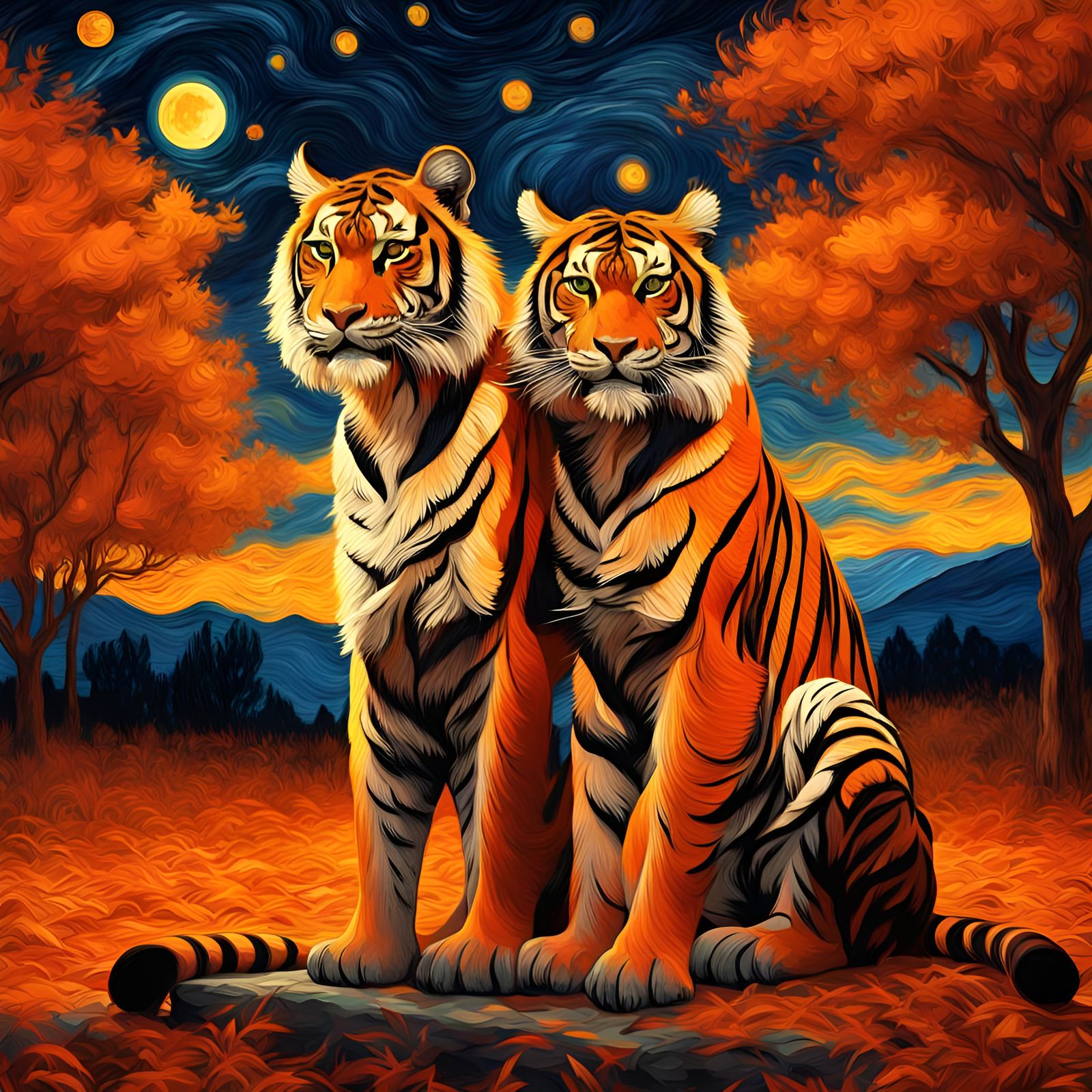 Tigers love <3