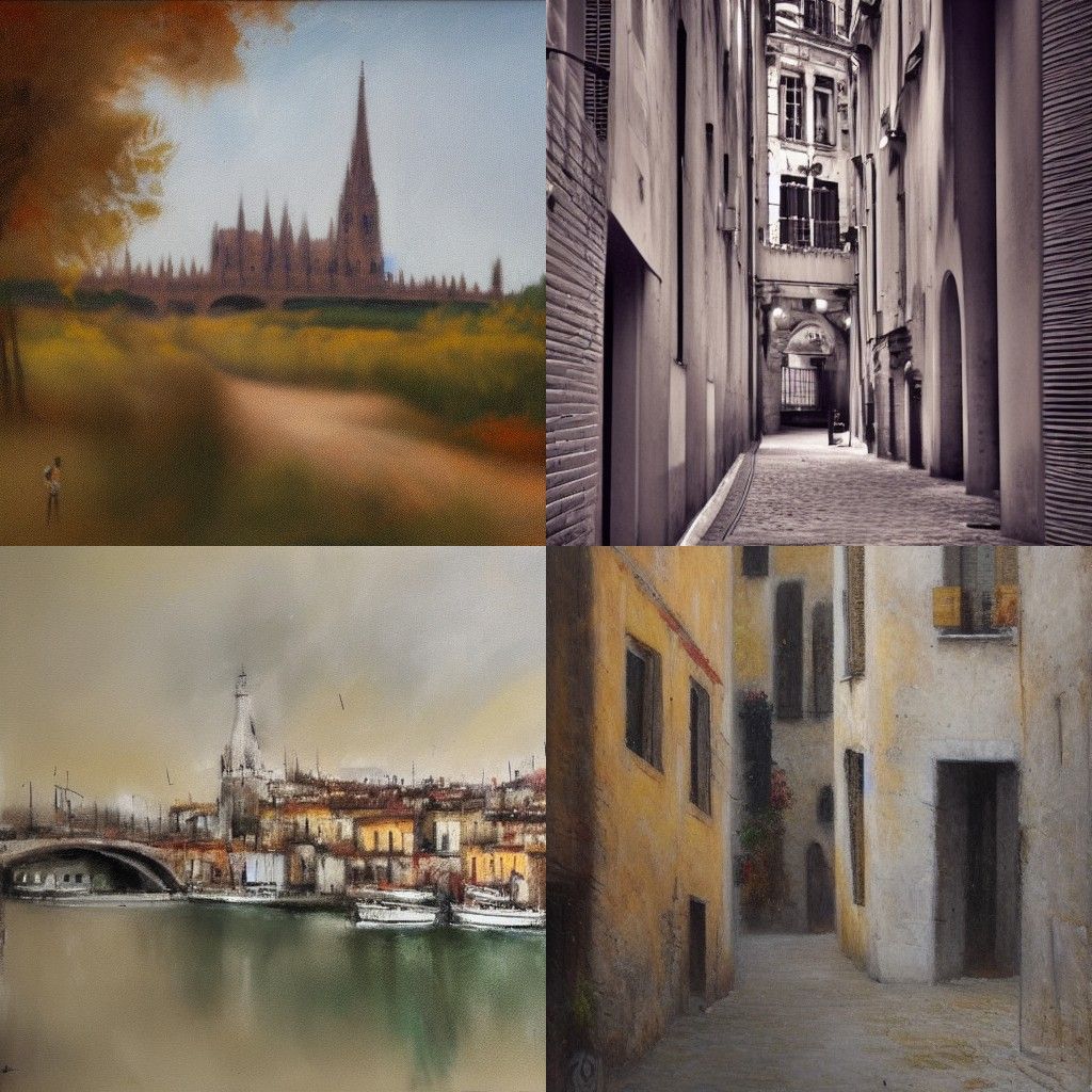 Abstract Composition in Surrealist Style