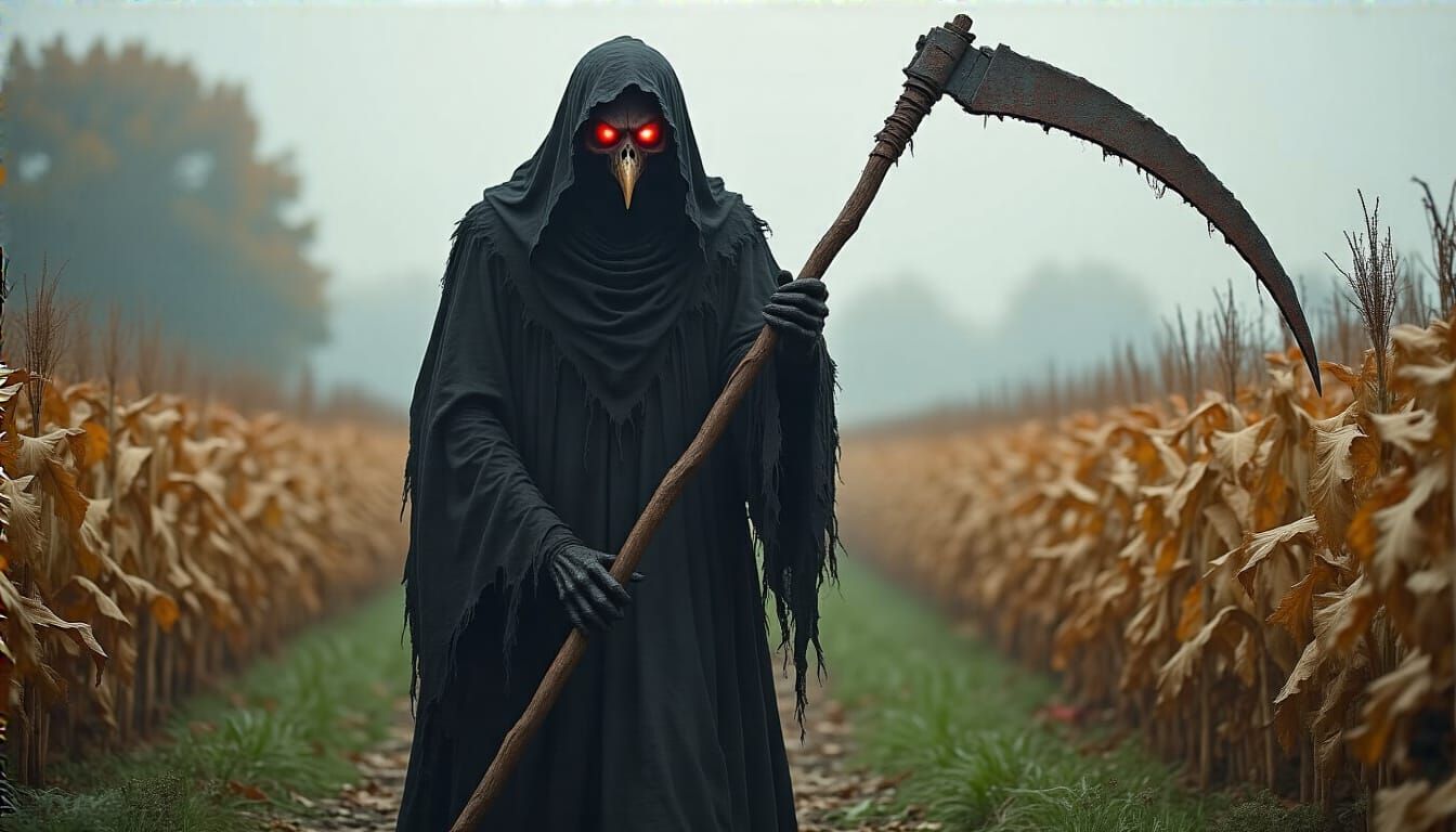 Grim Turkey Reaper: Spectral Harbinger of November