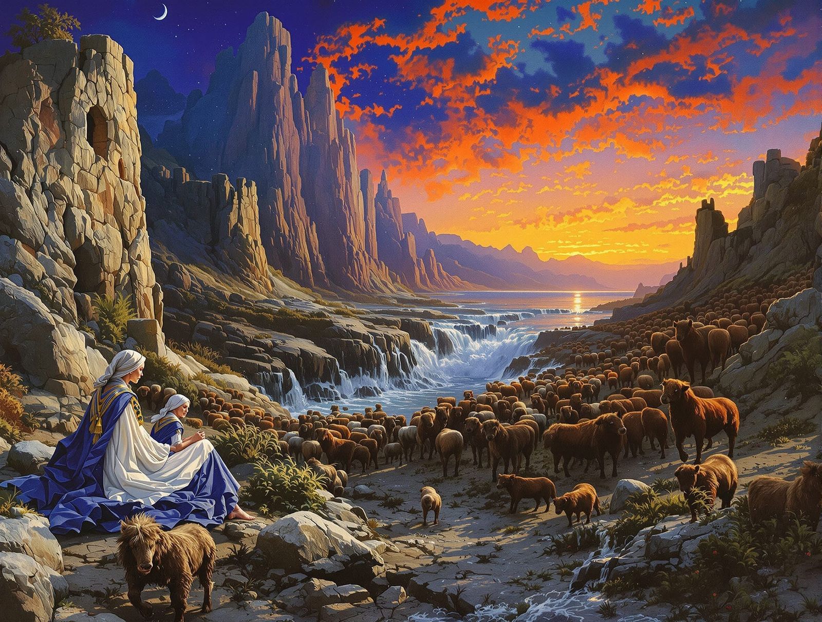 Fantasy Art Inspired by James Gurney and Larry Elmore