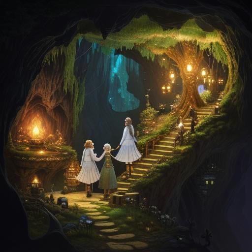 Lost Sisters Discover a Magical Underground World