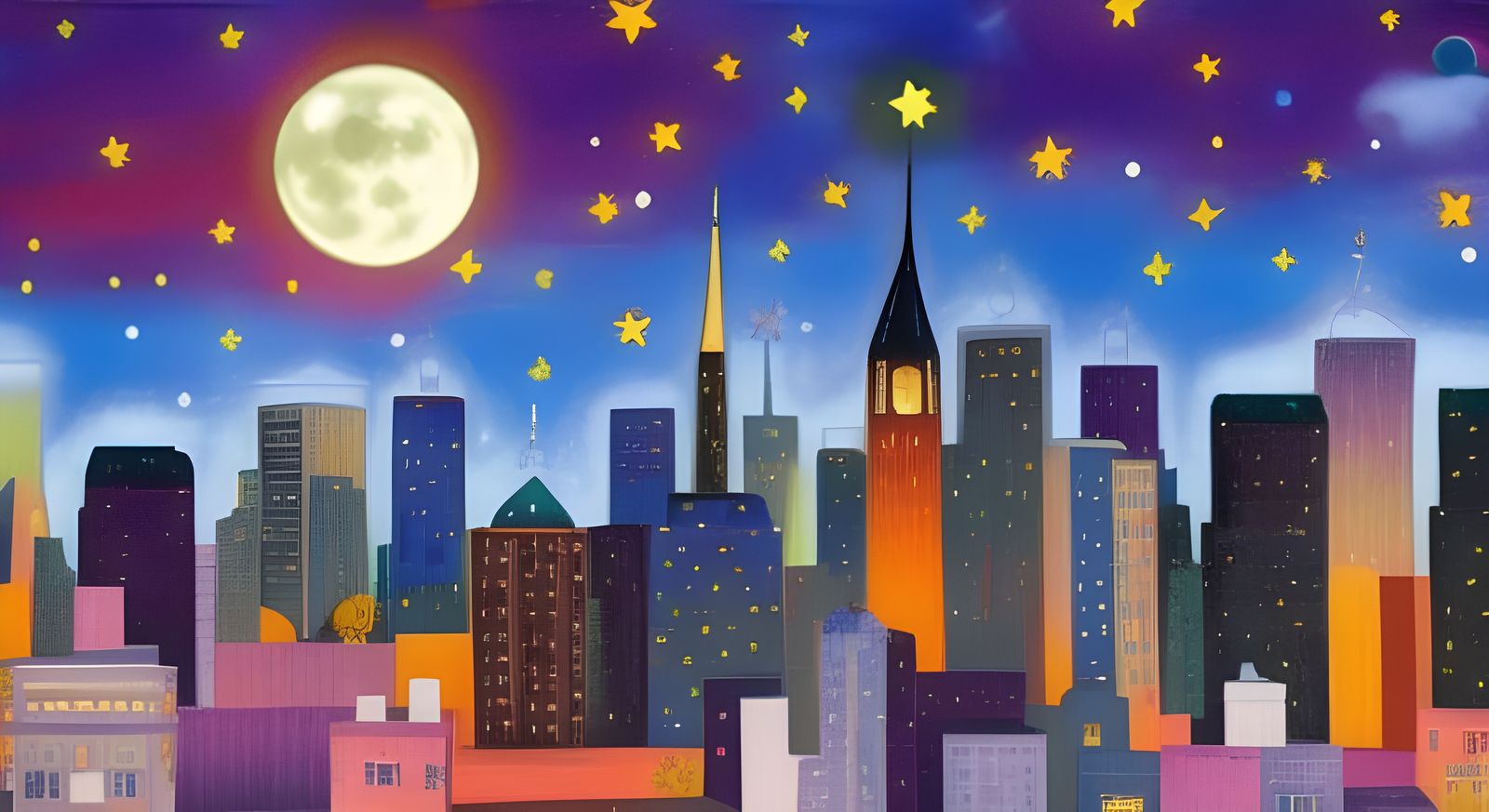 Night Time Skyline Over @Raihan City