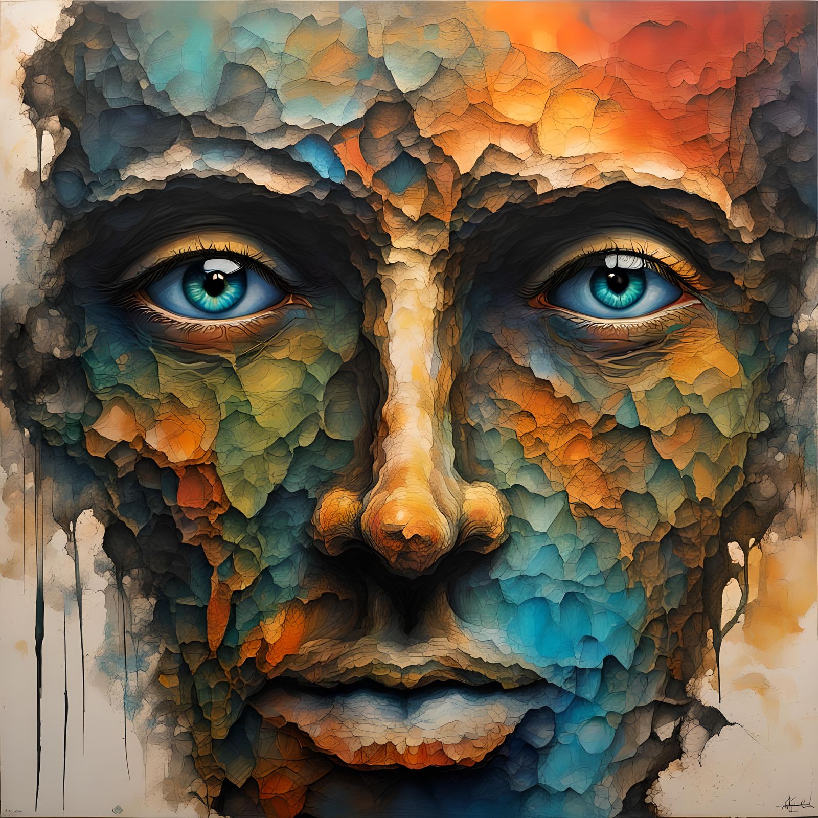 Abstract Nature Art with Profound Eyes