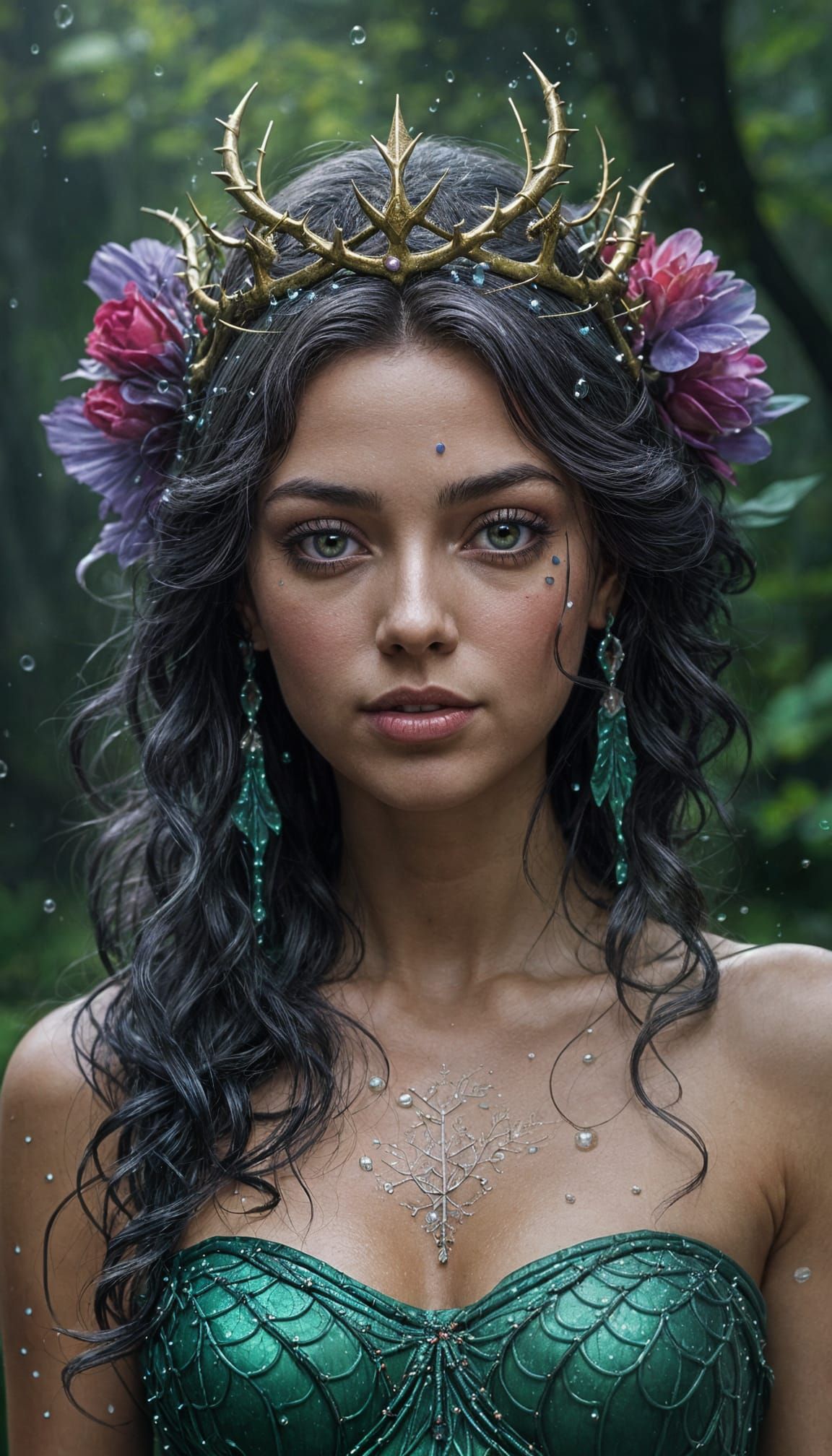 Enchanted Mermaid Embrace in Imperial Fantasy