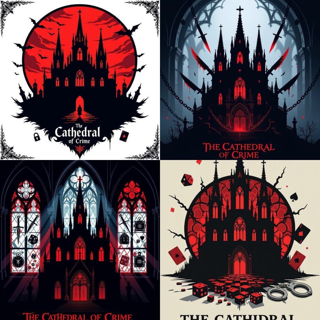 Cathedral of Crime Faction Logo in Black and Red