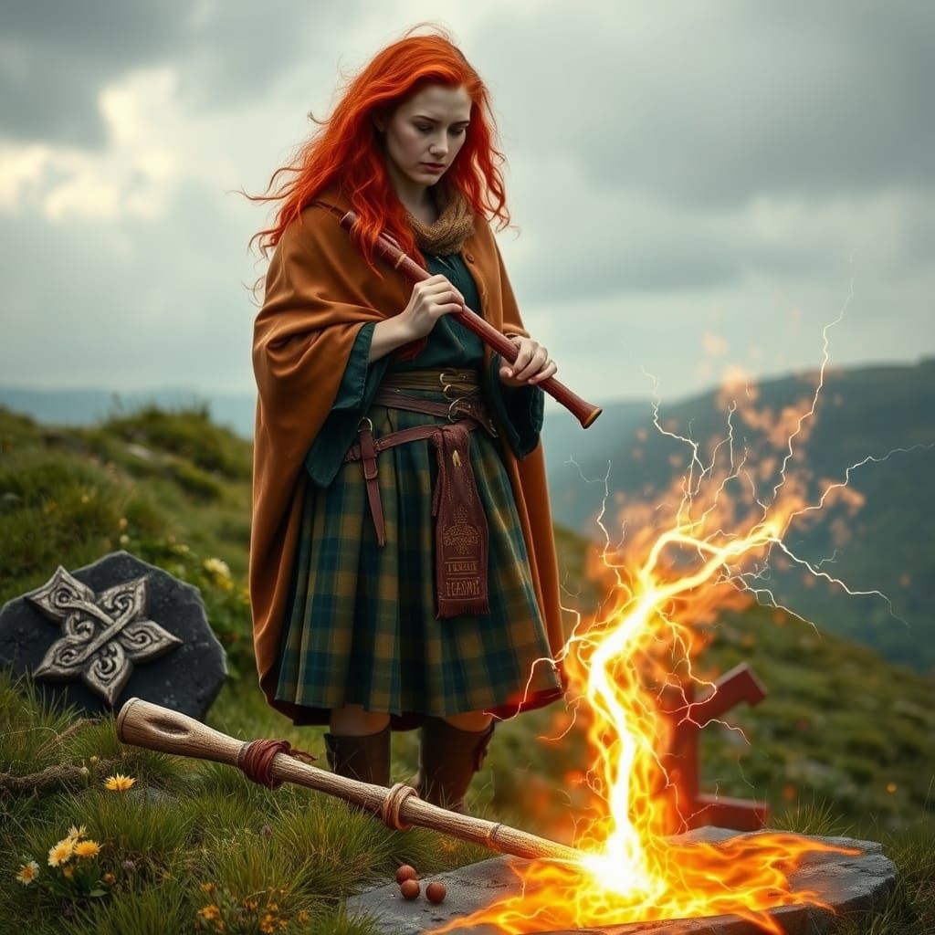 Mystical Celtic Woman Unleashes Ancient Power