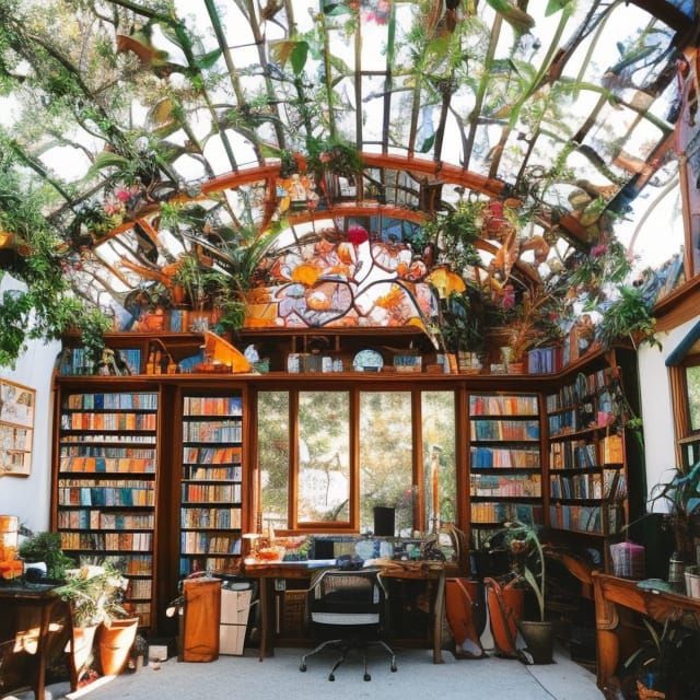 Exquisite Workshop Interior with Gothic Archways