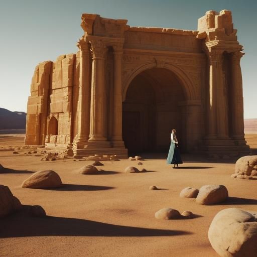 Desert Gate Cinematic Film Still