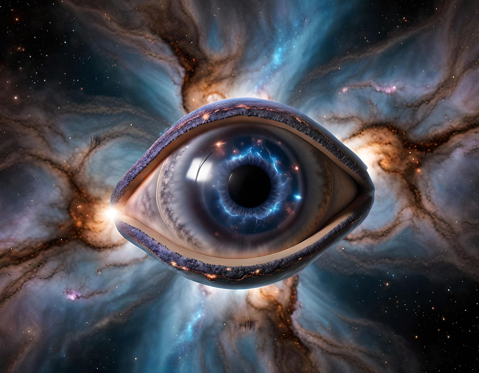 Galactic Eye: A Hyperrealistic Deep Space Rendering