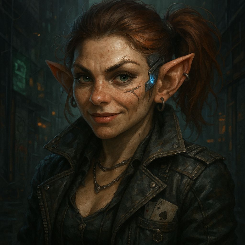 Shadowrun Female Gnome Portrait