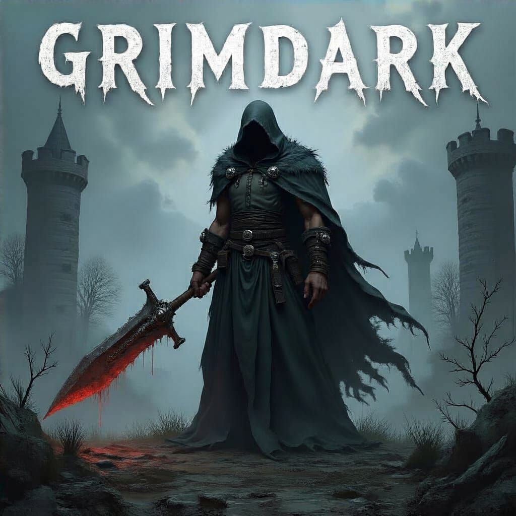 Grimdark Scene by Kip Rasmussen Style