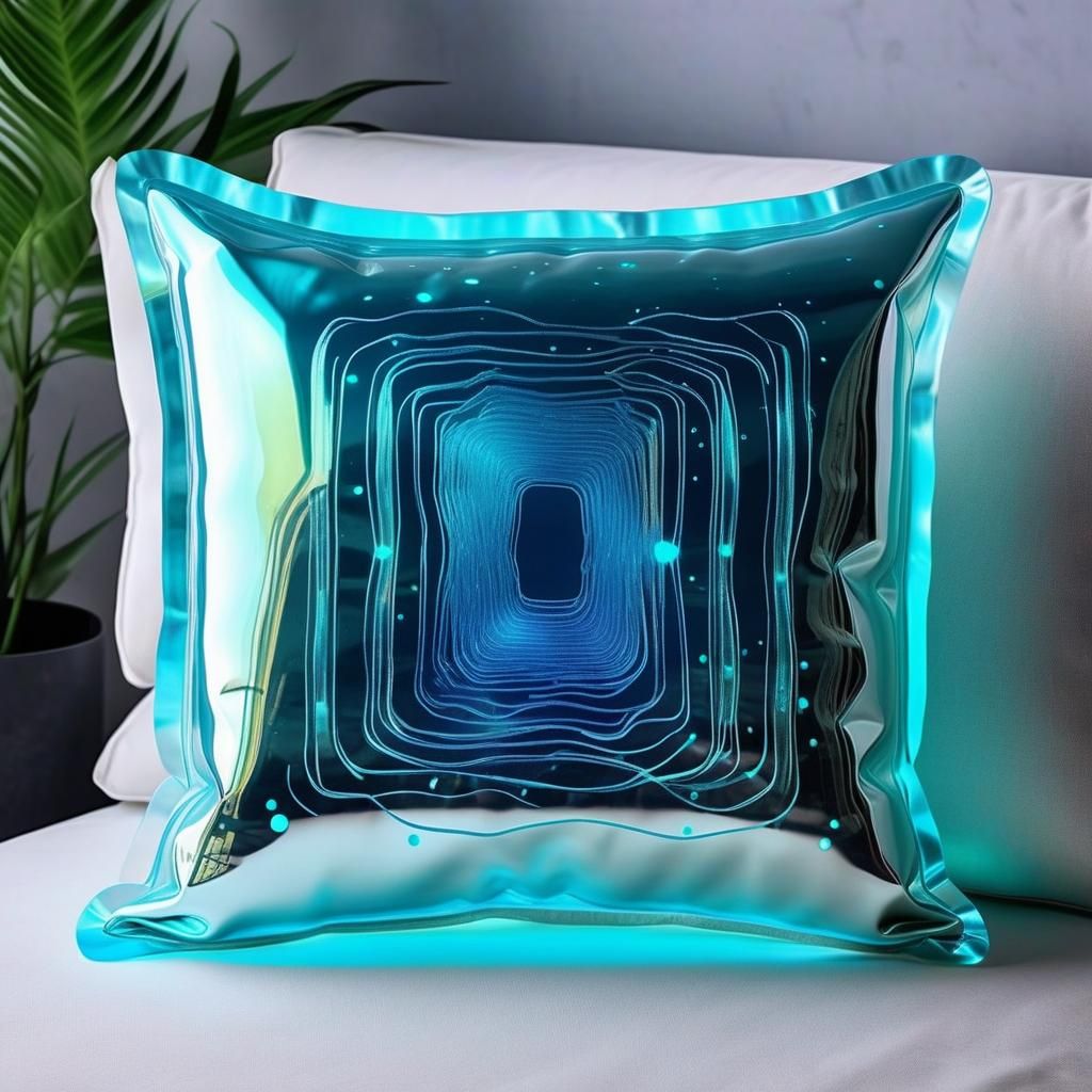 Bioluminescent Glass Pillow: A Transparent Wonder