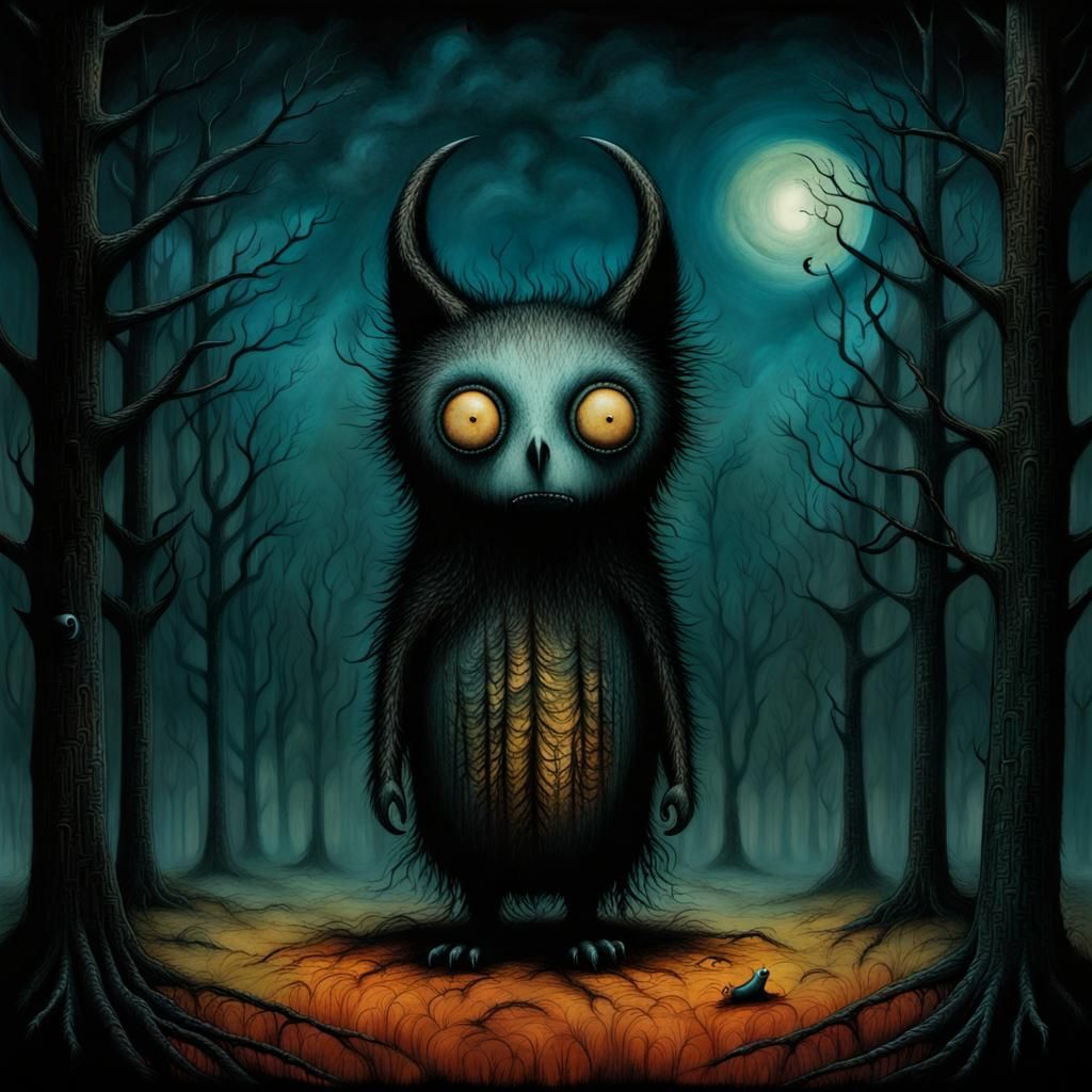 Grimdark Fantasy in a Surreal Style