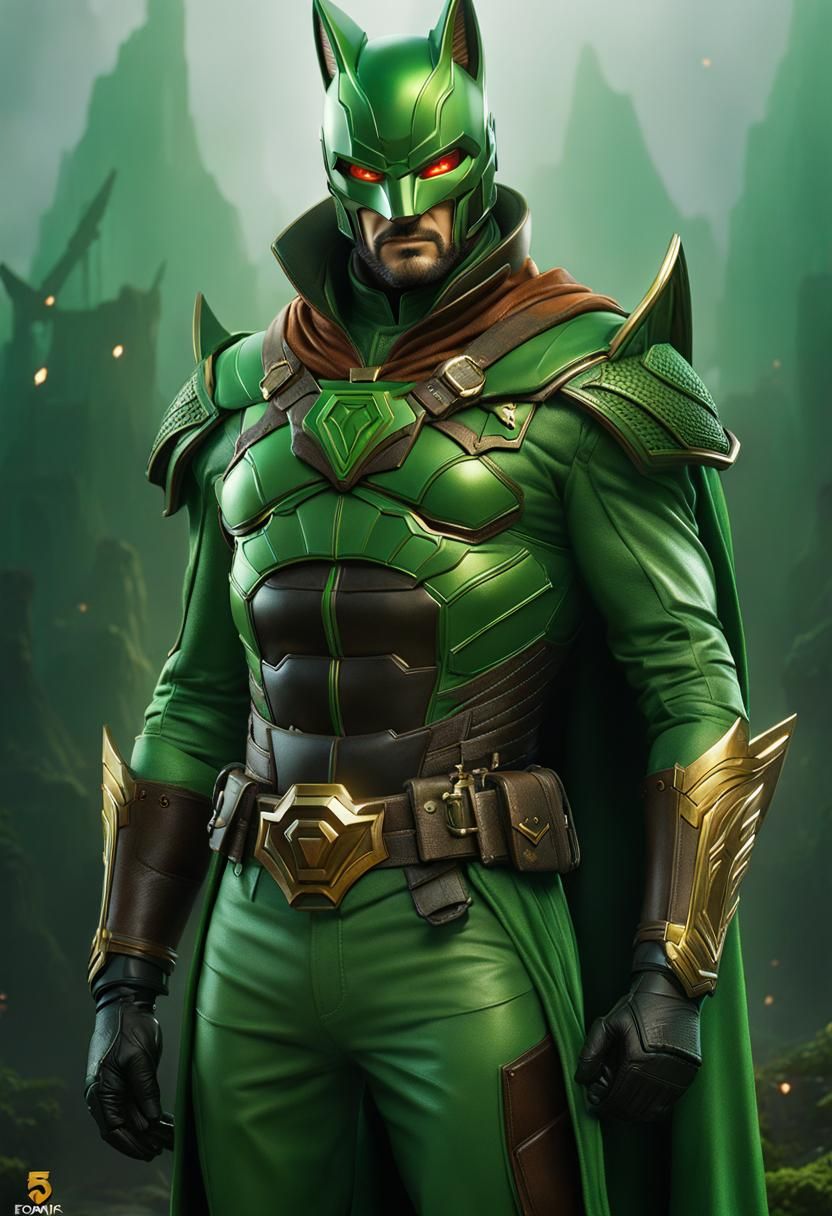 The Foxman in Green: Movie Poster Concept Art