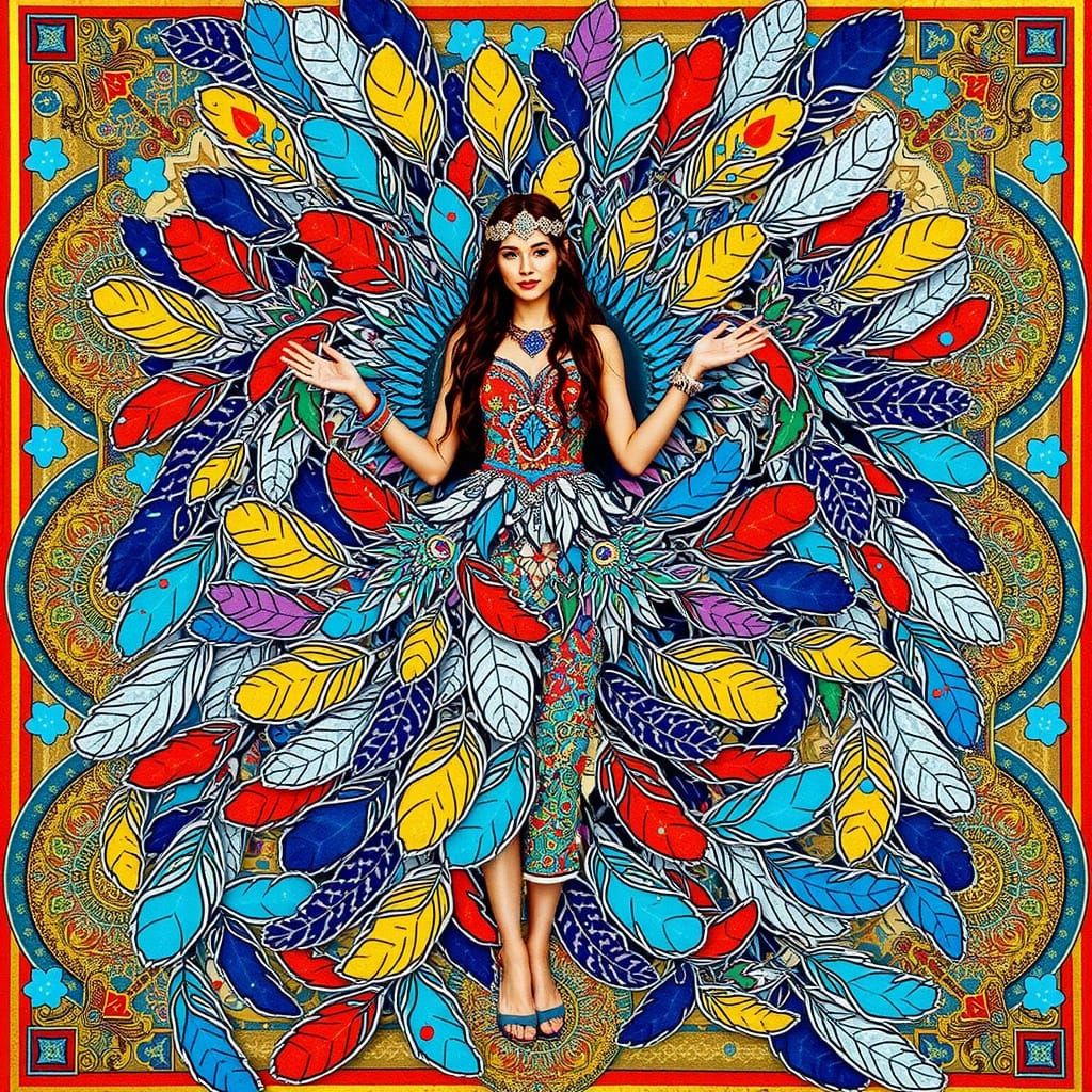 Feathered Woman: Courage, Beauty, and Strength