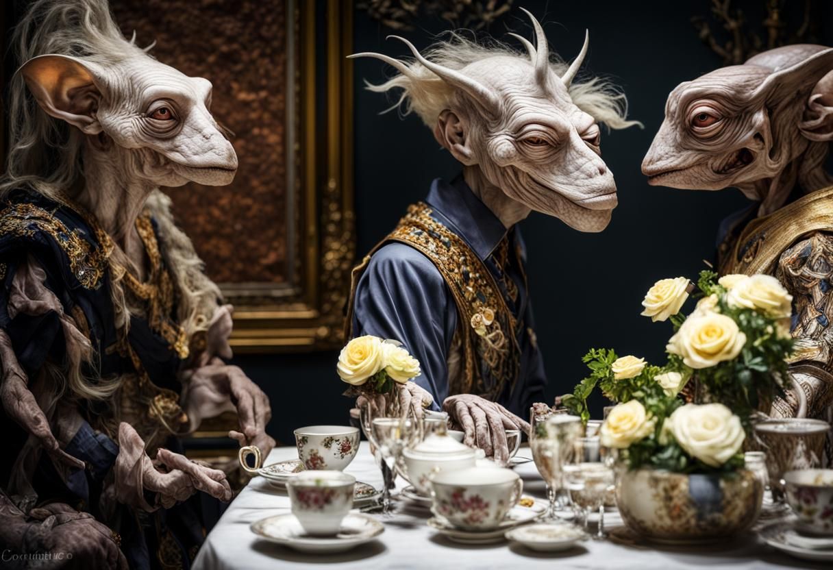 Photorealistic Aliens in Detailed, Emotional Portraits