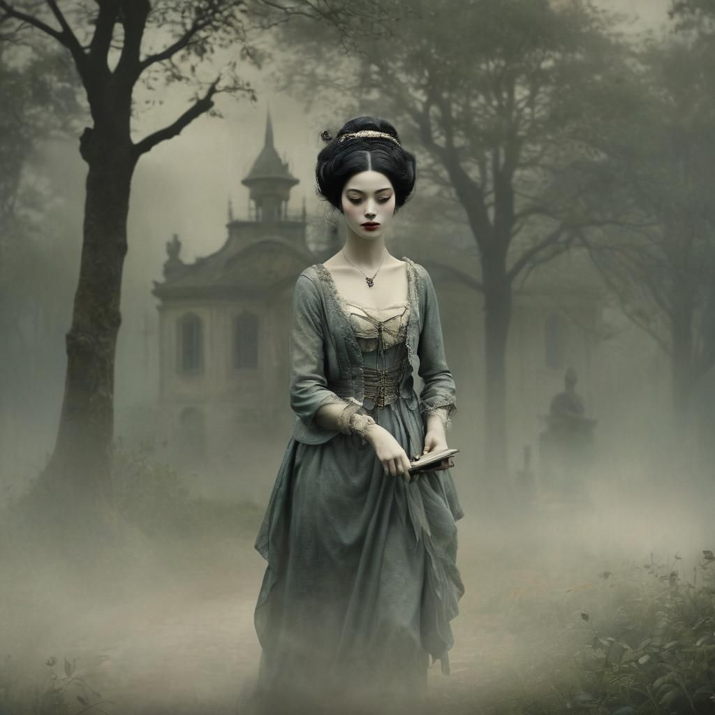 Woman Arrives at Misty House, Lacombe and Pacheco Style