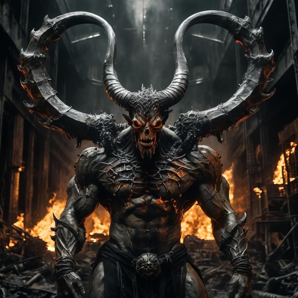 Infernal Toil: A Vision of Tormented Souls