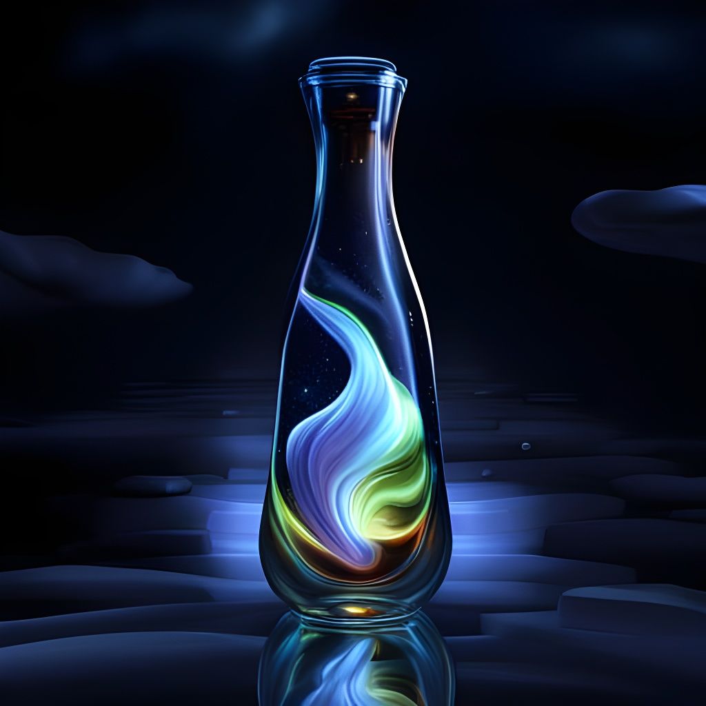 Aurora Water in a Bottle: 3D Astral Rendering