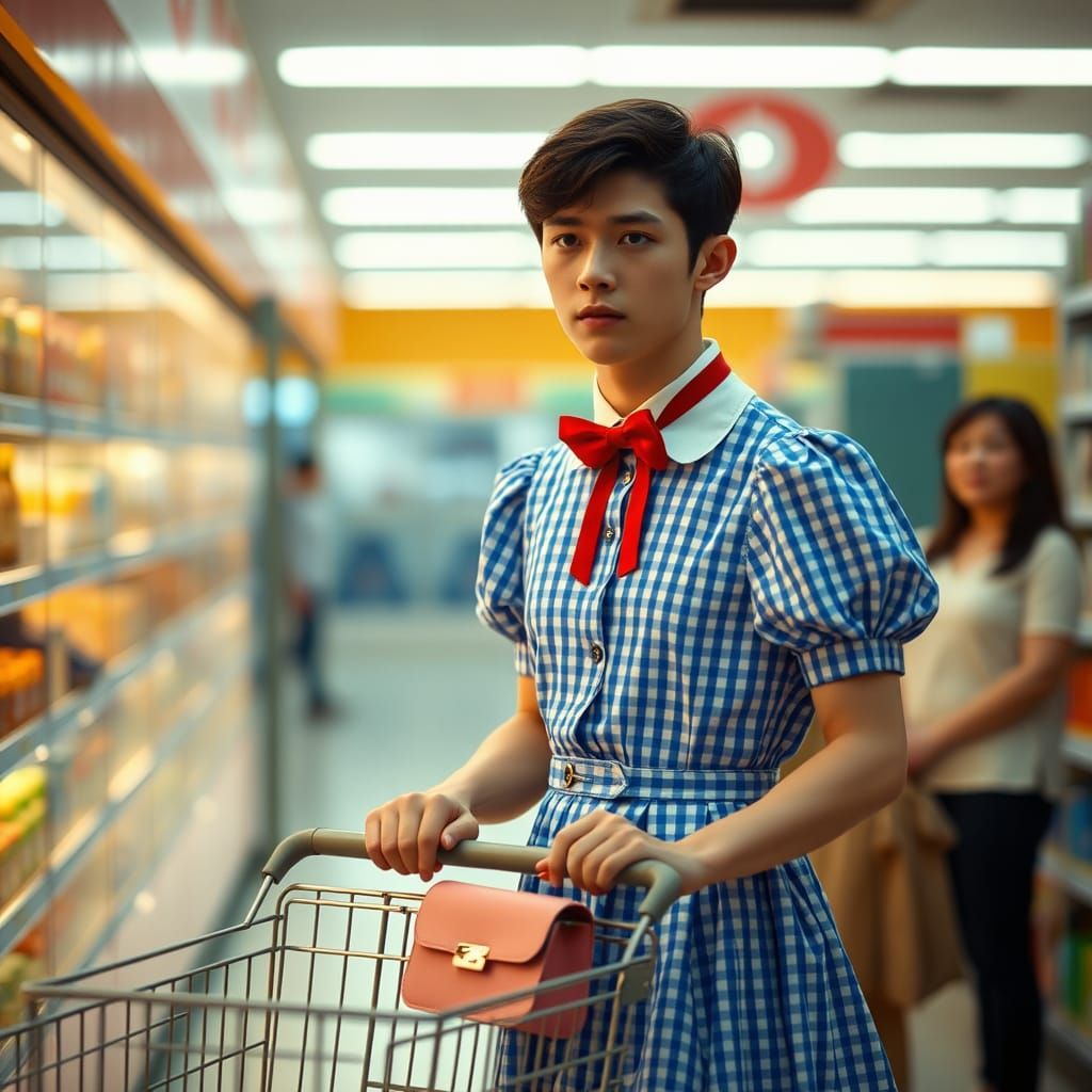 Vulnerable Youth Embarks on a Motherly Shopping Trip in a Ci...