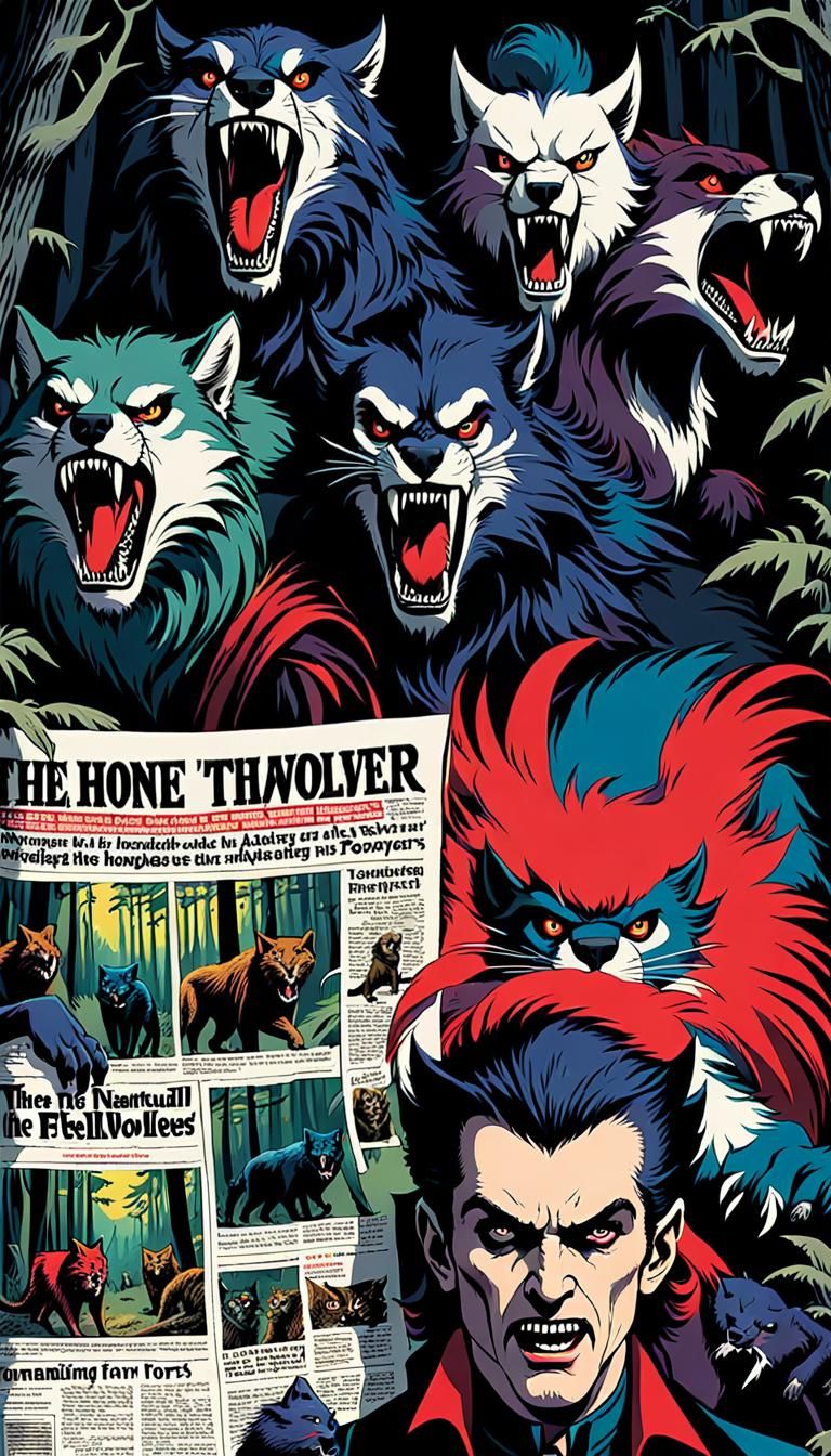 A lurid, sensationalized front page of the "Phoney Feather" ...