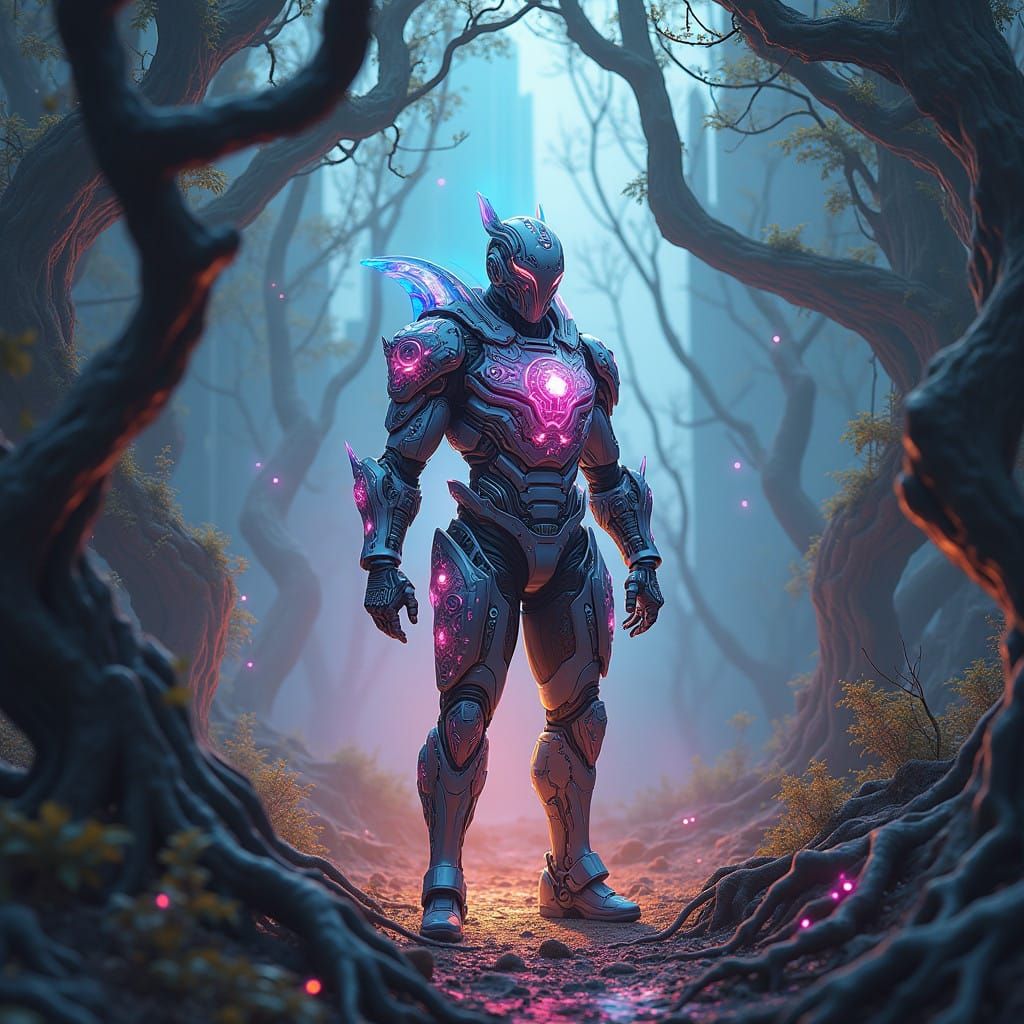 Cybernetic Warrior Iyomann Mark1 in Dreamlike Realm