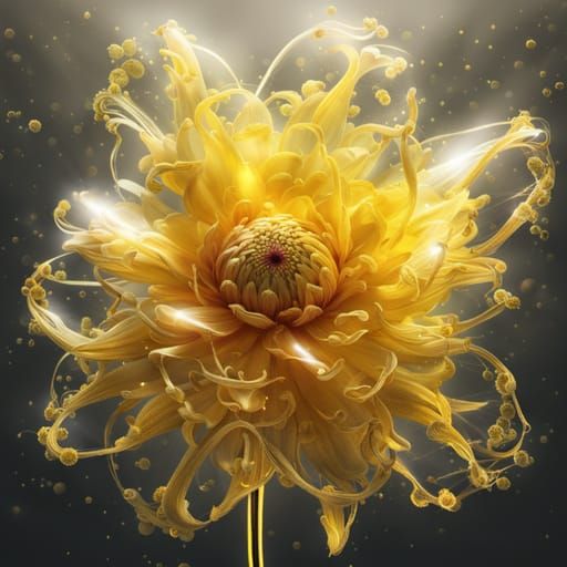 Abstract Study of Yellow Color