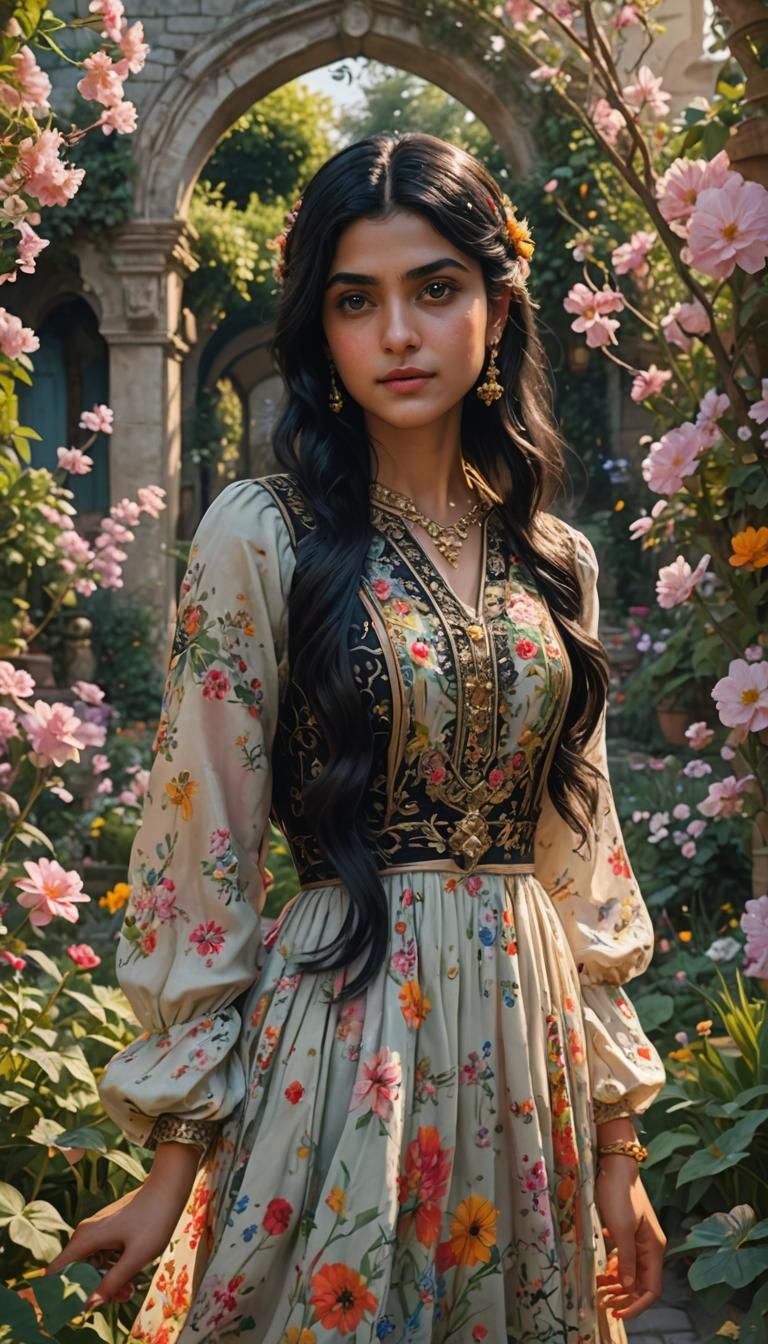 Anya Chalotra Portrait in Pakistani Dress