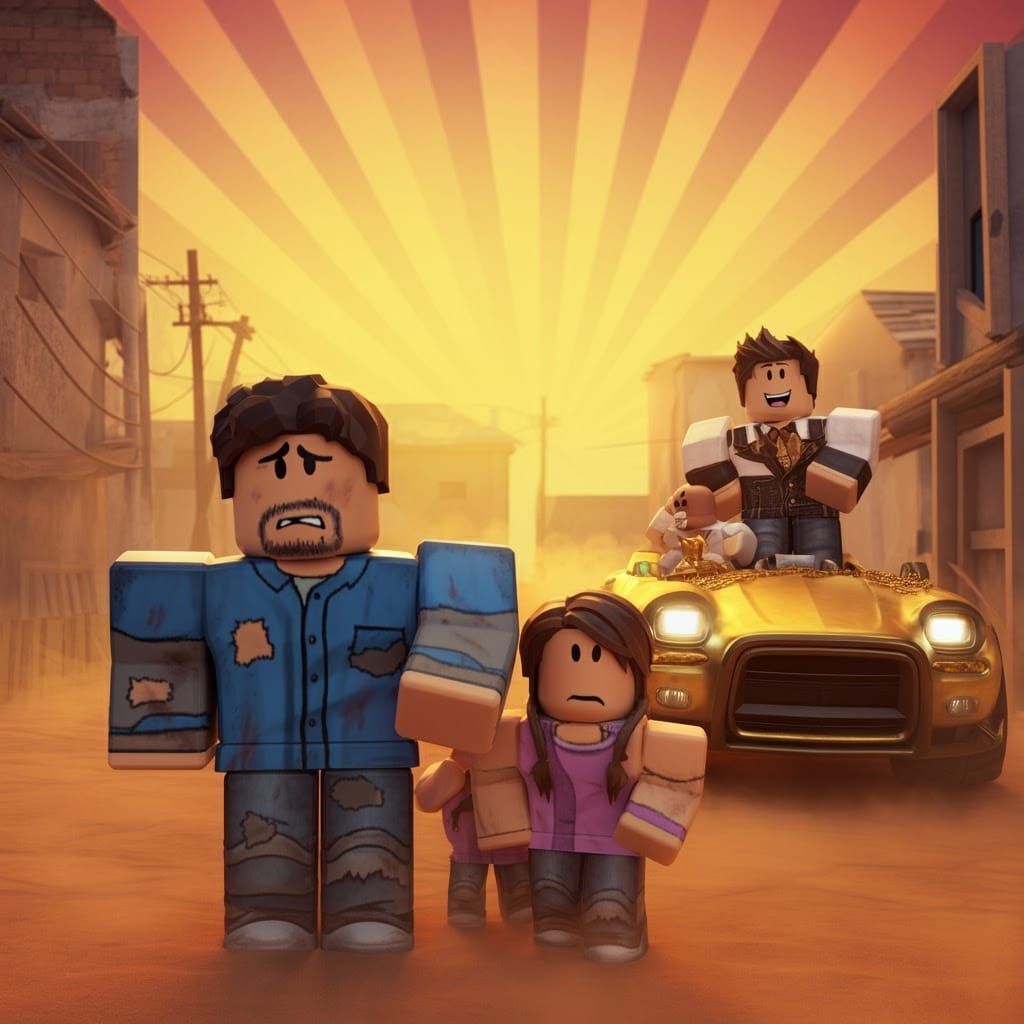 Poor Roblox Family Meets Disdainful Rich Neighbors in a Vibr...