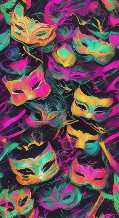 Abandoned Birthday Party on a Rainy Courtyard