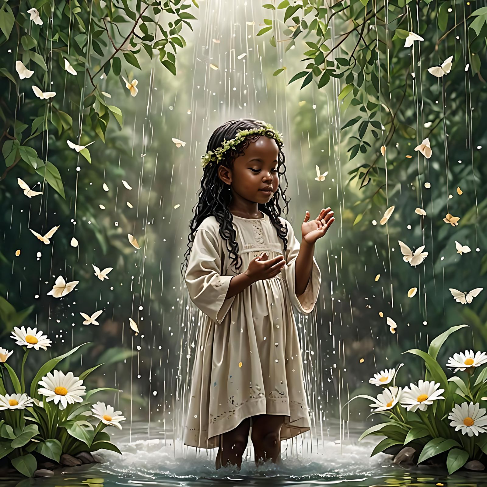 Digital Art: Showers of Blessings