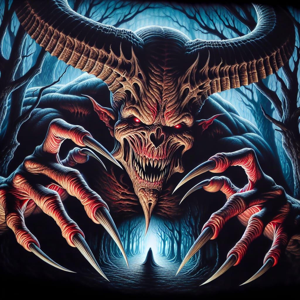 Colossal Demon Lurking in Spectral Forest