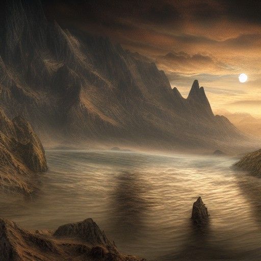 Surreal Discovery in Detailed Matte Painting