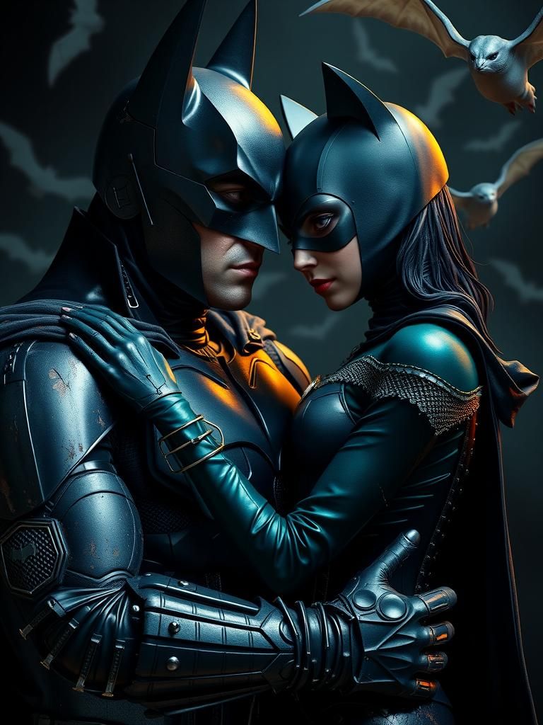 Batman Captures Catwoman in the Batcave, CGI VFX