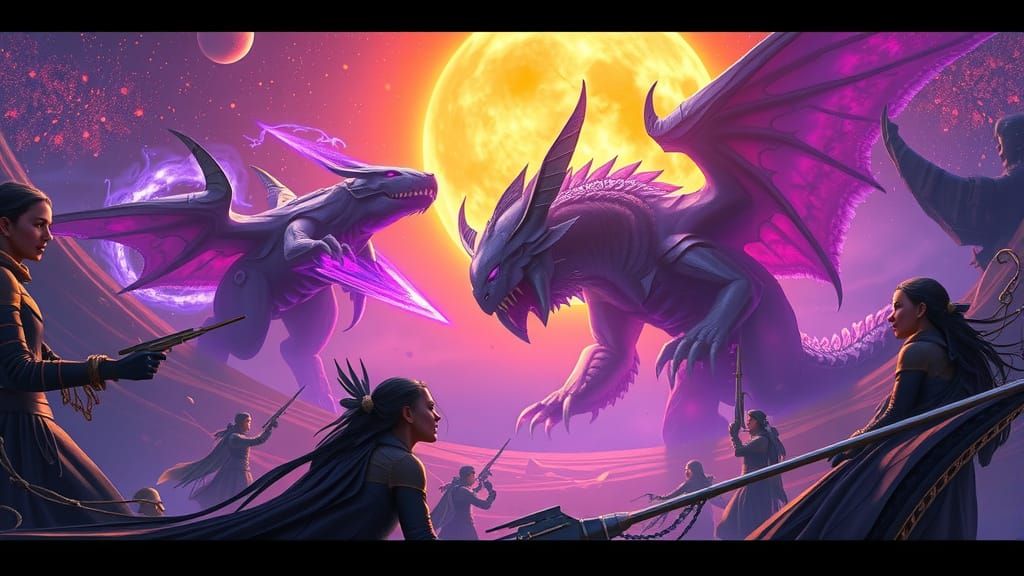 Epic Dark Fantasy Concept Art