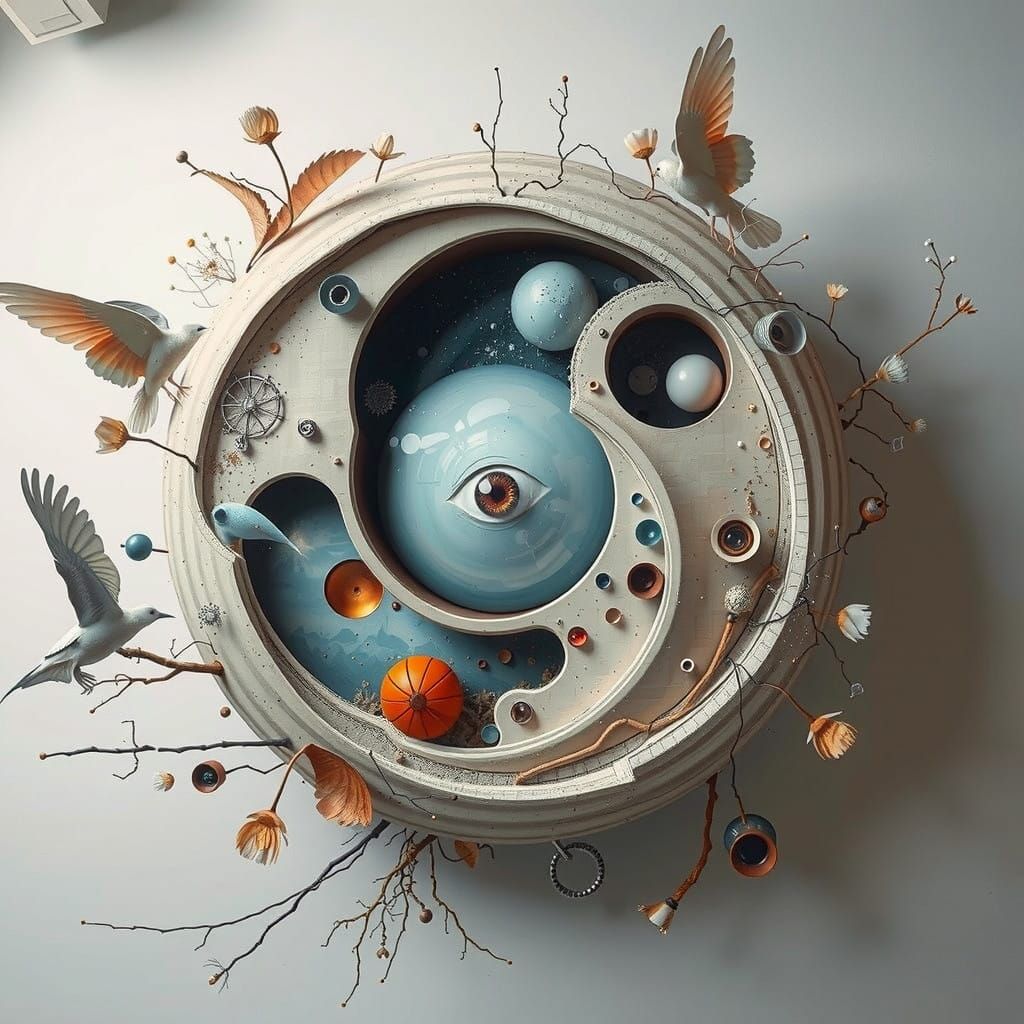 Dreamlike Harmony in Contrasting Elements