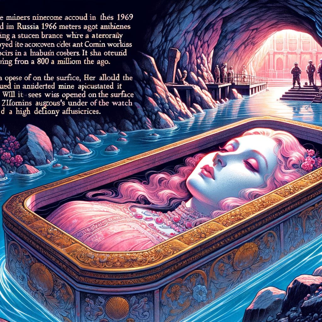 In 1969, miners in Russia stumbled upon a mysterious marble coffin 72 meters underground, revealing a woman known as "Pr...