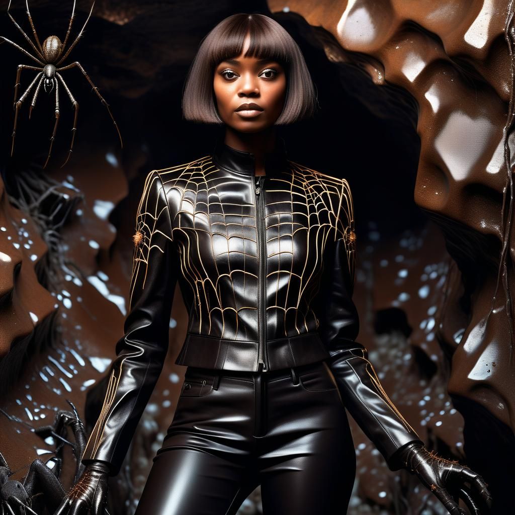 Atlach-Nacha: Spider Goddess in Surreal Portrait