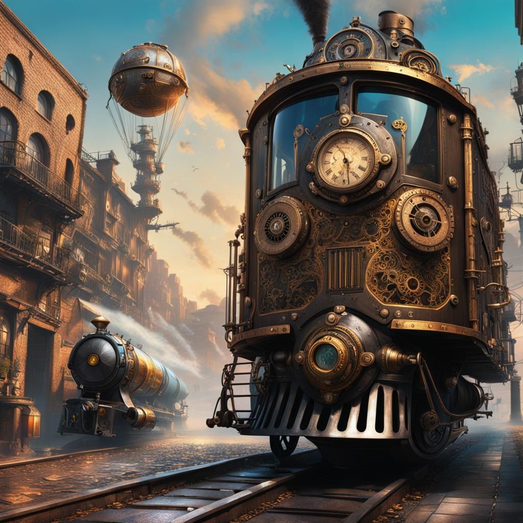 Steampunk Monty Python's Meaning of Life in 8k