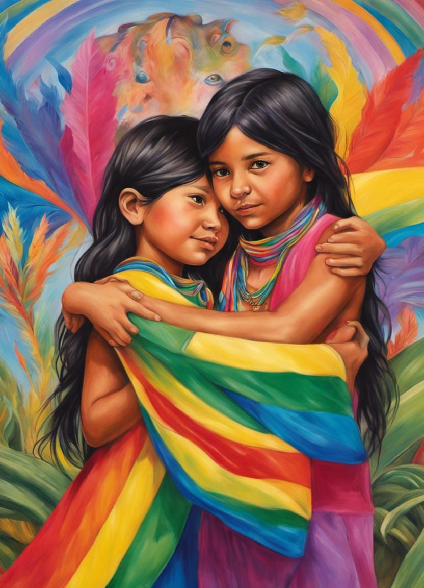 Rainbow Mermaids in Chicano-Inspired National Geographic Sty...