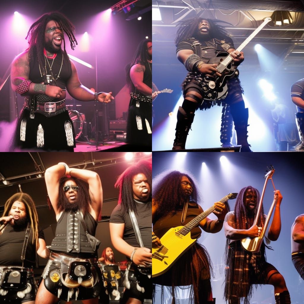 Heavy Metal Band Rocks CBGBs in Kilts