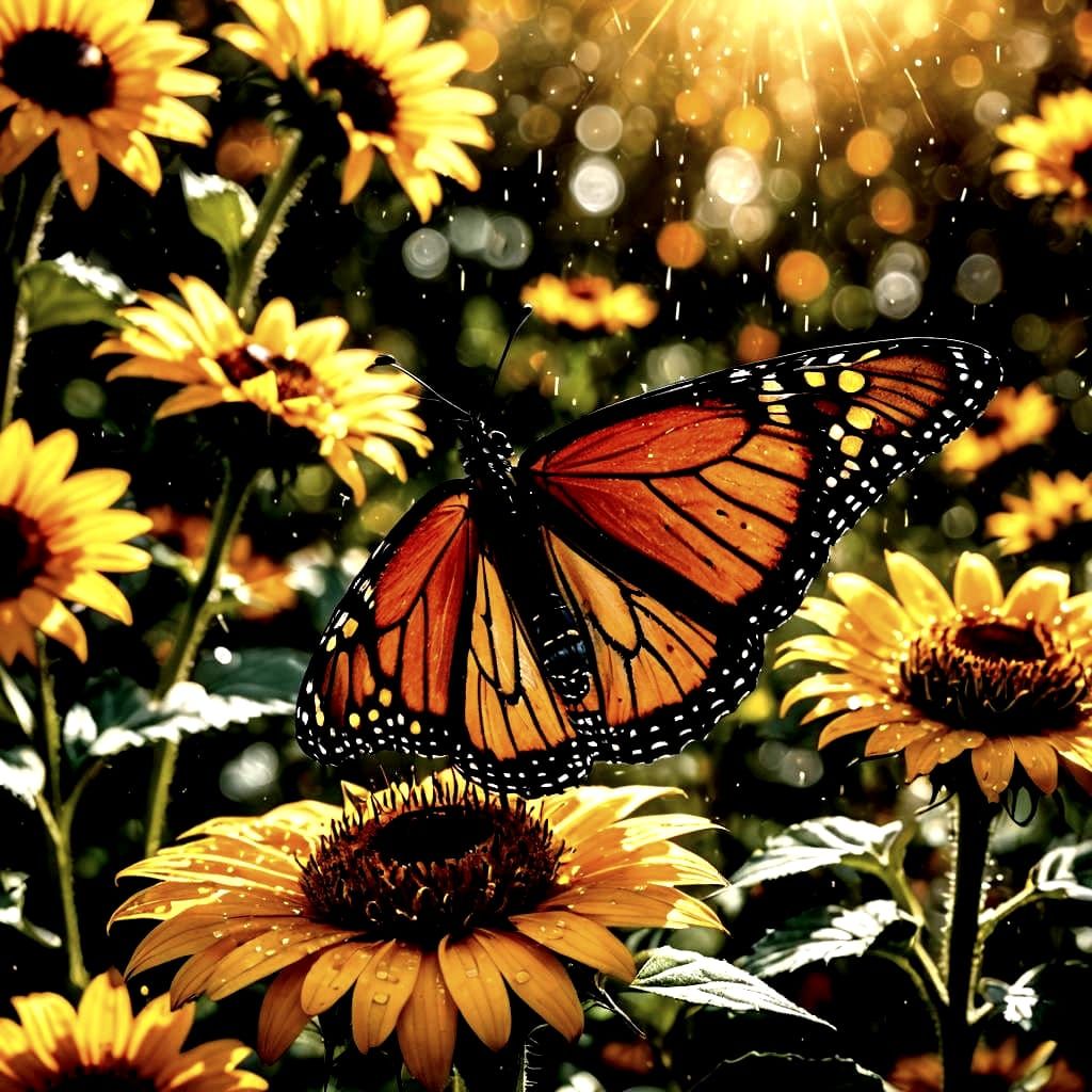 Monarch Butterfly's First Migration of the Year