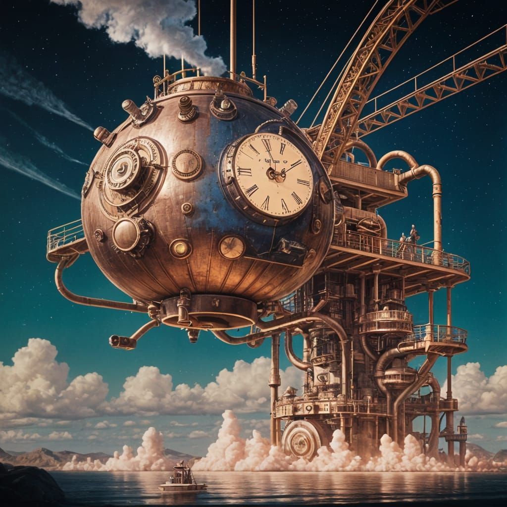 Steampunk Cotton Candy Dreamscape
