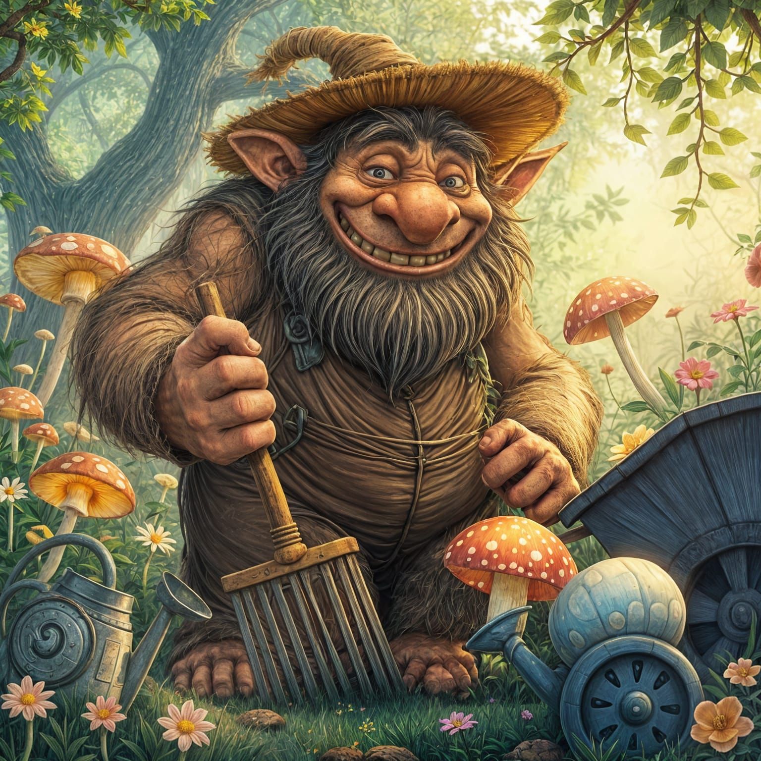 Barnaby, the Woodland Gardener