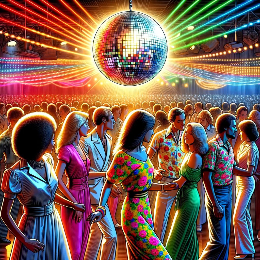 Electric Nights in 80s Miami Disco