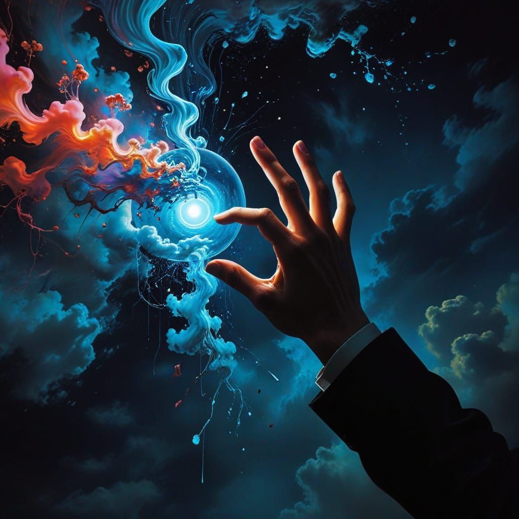 Surreal Button Press Unleashes Otherworldly Entity in Vibran...